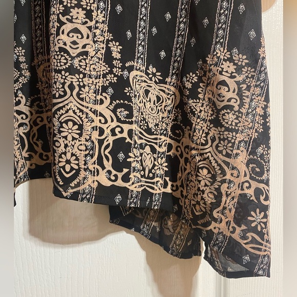 Umgee Oversized Boho Lightweight Coastal Side Slits Kimono Cardigan Size S/M - Picture 12 of 14